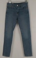 Levi's 510 Skinny Jeans Men's Size 30 X 32 Zip Fly Blue Wash Denim - EUC