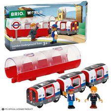 BRIO World World Londoner U-Bahn mit Licht und Sound, Spielfahrzeug