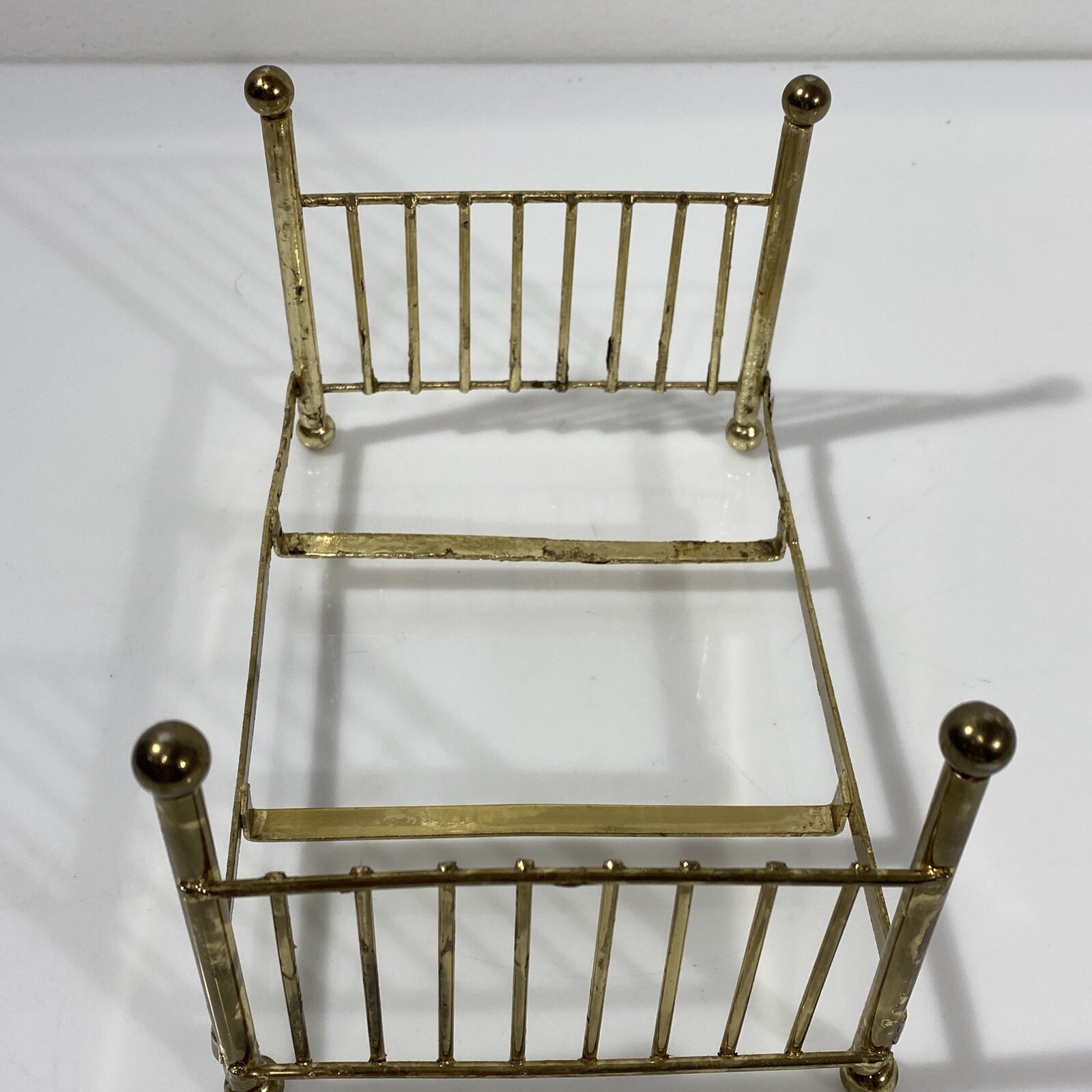 Vintage Doll House Brass Bed eBay