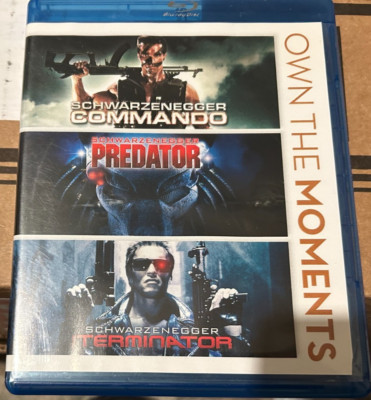 Commando / Predator / The Terminator (3 Blu-ray, 2013) Arnold Schwarzenegger
