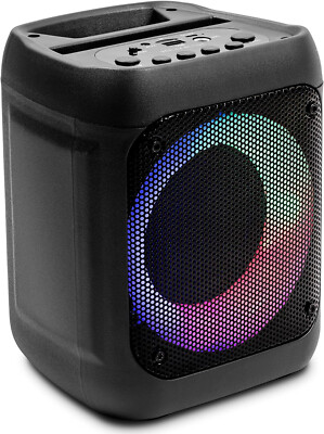 Reflex Active BOOM Farbwechsel Wireless Bluetooth 5.0 Party Lautsprecher Schwarz