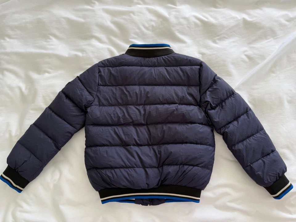 Bonpoint puffer jacket navy size 6 - Image 2 of 4