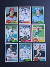 1981 OPC baseball U-pick to complete your set Gray backs #1 - 199 - EX+-MNT/READ