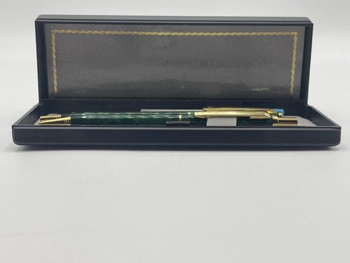 SET PENNA A SFERA VINTAGE MICHAEL C. FINA LUSSO E MATITE MECCANICHE VERDE - Foto 15 di 19
