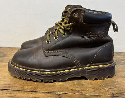 Dr. Martens Doc England 90's Vintage Brown Lug Sole 939 Ankle Boots UK 3 US  4 | eBay