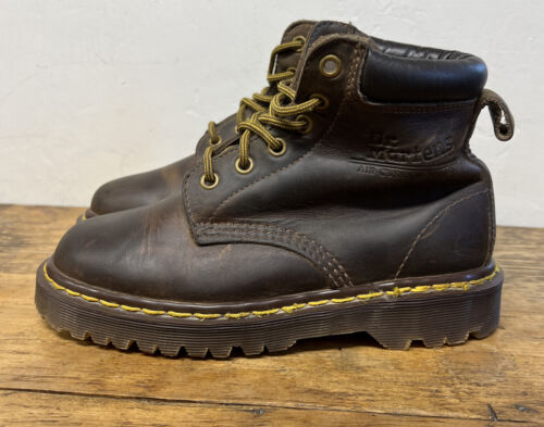 Dr. Martens Doc England 90's Vintage Brown Lug Sole 939 Ankle Boots UK 3 US 4 - 第 1/9 張圖片