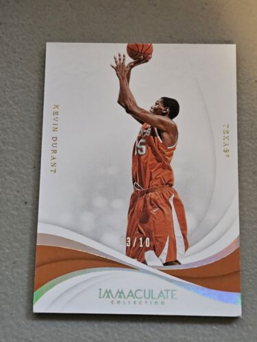 KEVIN DURANT 2019-2020 PANINI IMMACULATE /10 #12 nba BASKETBALL card - Picture 3 of 4