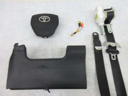 TOYOTA COROLLA 2014-2018 OEM Airbag STEERING WHEEL SEAT BELT BLACK LEFT LH knee