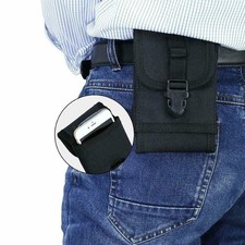 Universal Tactical Cell Phone MOLLE Waist Pouch Holster Organizer Bag Case BLACK