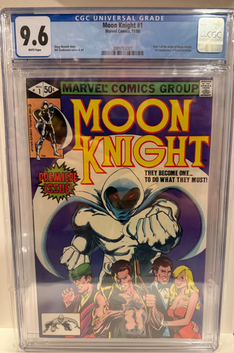 Moon Knight #1 - CGC 9.6+ quasi nuovo $1 inizio
