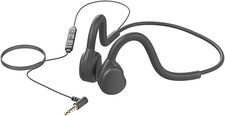 Air Conduction Open Ear Headphones,3.5Mm Wired Headphones and Built-In Microphon