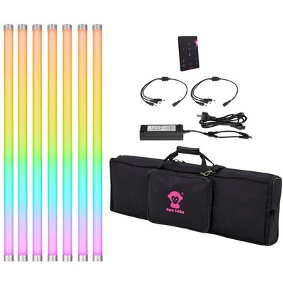 APE LABS NEON PIX ROADPACK 6 IP65 Wireless Rechargeable Pixel-Controlled Tubes