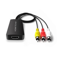 HDMI to AV/RCA/Composite Converter,Support PAL/NTSC/1080P for Roku/Fire Stick...