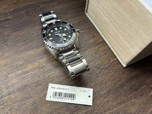 SEIKO Prospex Kinetic Diver's 200m Black 5M82 PROSPEX Watch SKA761P1 VERY RARE - 第 4/24 張圖片