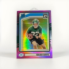 2024 Panini Donruss Rated Rookie Prizm Isaiah Davis #386 New York Jets NFL