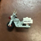 Vntg Lego Gray Police Motorcycle replacement for Police Station 6384 Bike Only