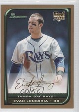 2008 Bowman Draft Gold Evan Longoria #BDP27 0a1