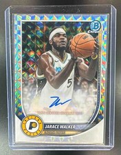 2025-26 Bowman #BCA-JK Jarace Walker Auto Chrome Geometric Refractor