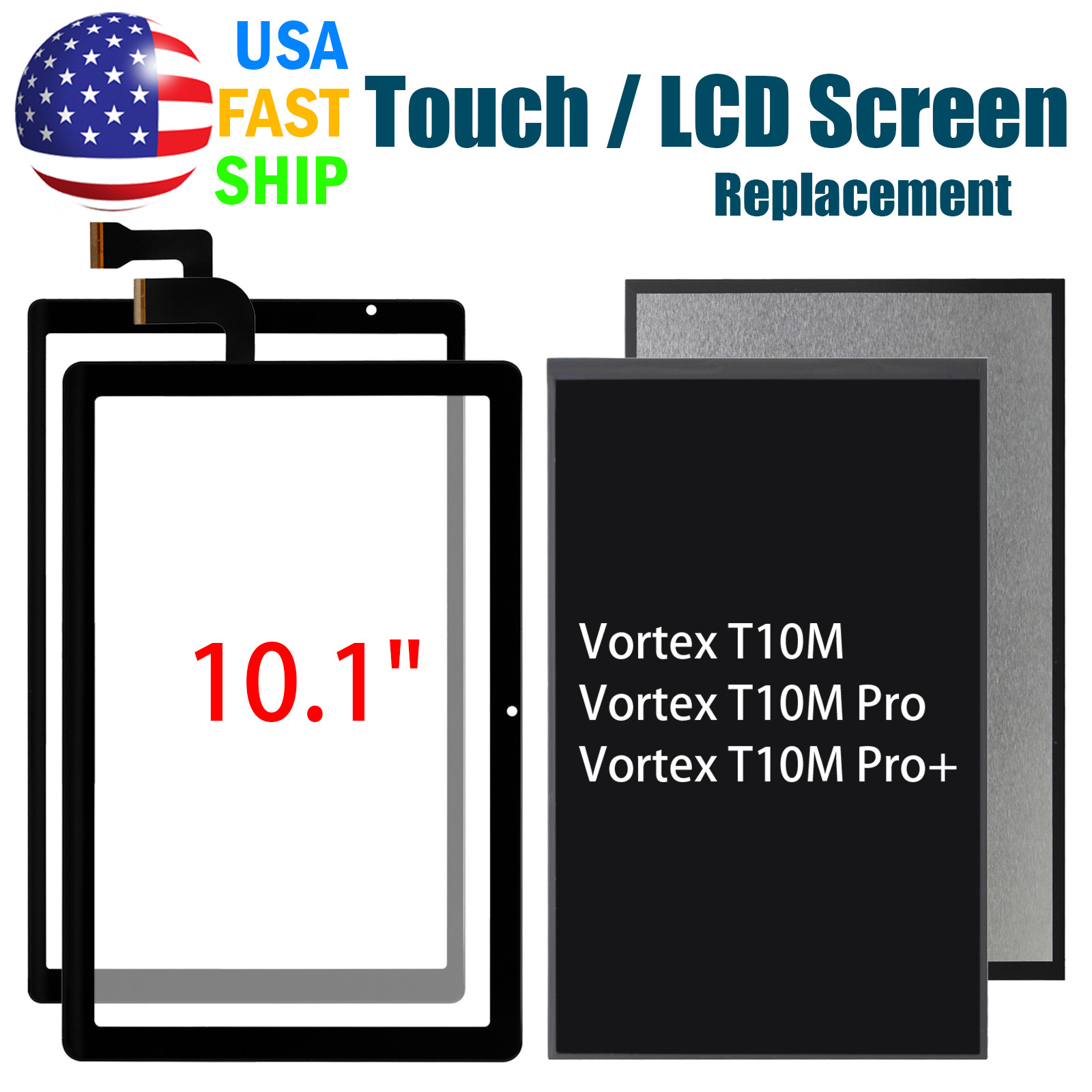 Display touch screen 10,1" per tablet Vortex T10M/Pro/Pro+