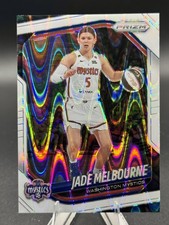 2025 Panini Prizm WNBA #128 Jade Melbourne White Seismic Prizms