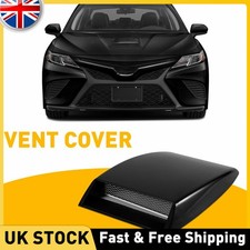 Air Flow Intake Turbo Bonnet Hood Scoop Vent Auto Car Cover Black Decorative UK