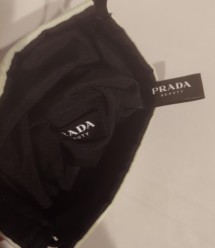 Prada Beauty Womens Mint Green Drawstring Make-Up Pouch NWOT - Picture 6 of 10