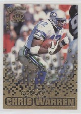 1995 Pacific Triple Folders Rookies & Stars Chris Warren #RS-32 0f8