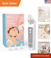 Nasal Aspirator for Baby, Electric Baby Nose Sucker, Automatic Nose Cleaner w...
