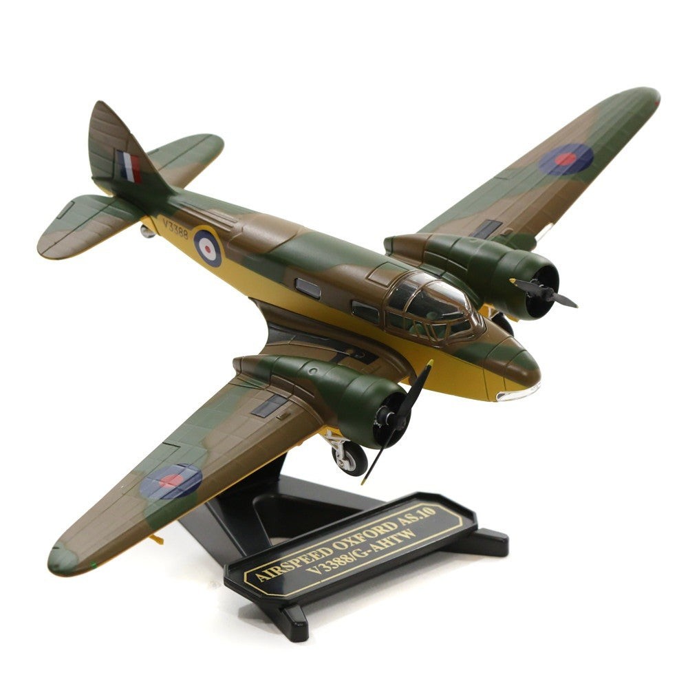 Airspeed Oxford AS.10 Diecast Metal Aircraft Model Plane Gift - 1/72 Scale