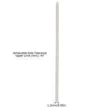 10pcs High Speed Steel Machine Reamers Chucking Reamer Hole Cutting Tool (1. NY9