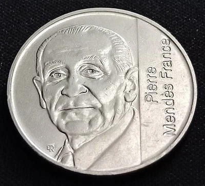 5 Francs 1992 France (Pierre Mendes) - Photo 1/2