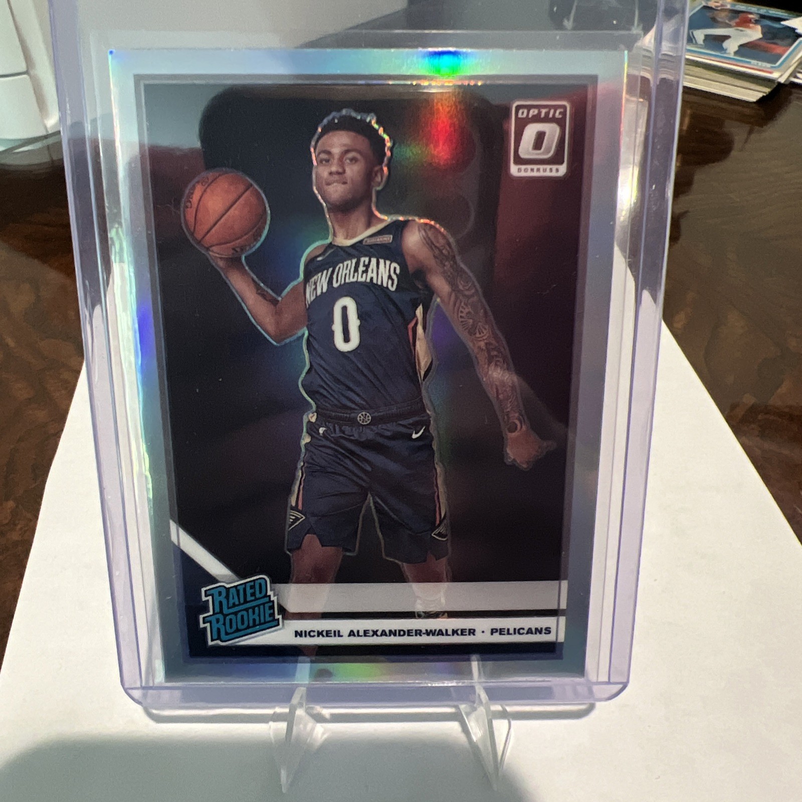 2019-20 Panini Optic Holo Prizm Rated Rookie Nickeil Alexander-Walker #184 RC