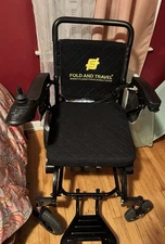 Fold And Travel Auto Fold Remote Control Lightweight Electric Power Wheelchair