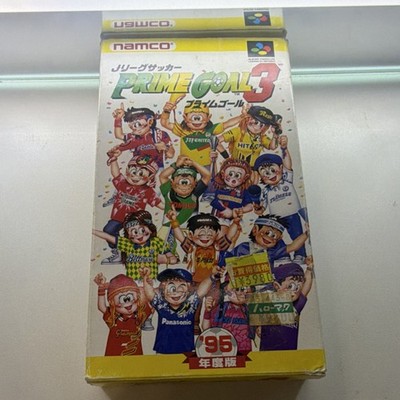 Namco J.League Soccer: Prime Goal 3 Super Famicom NTSC-J Sports Manual Included
