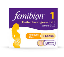Femibion 1 Frühschwangerschaft + Folsäure+ Cholin   56 Stück, PZN 15199970