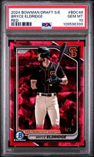 2024 Bowman Draft Sapphire Red /5 Bryce Eldridge PSA 10