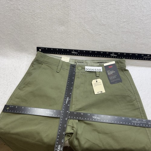 Levi's XX Chino Authentic Pants Men's 32x34 Green Preppy Relaxed Straight Leg - Picture 12 of 14