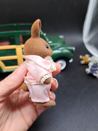 Calico Critters Sylvanian Families Green Woody Family Convertible Car W Family - Picture 16 of 24