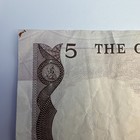 1975 Hong Kong 5 Dollars The Chartered Bank Banknote P-73b Circulated Vintage — photo 9