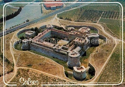 Salses-le-Chateau Aerial View Fort