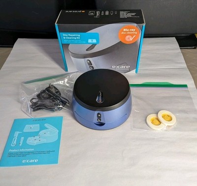 ProCare E-care DVD/CD Disc Cleaner and Reconditioner Cleans Blu-Ray & Game Discs