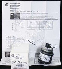 Open Pre-owned Allen Bradley 800T-U29 /Q 30.5mm 10k Ohm Potentiometer Unit