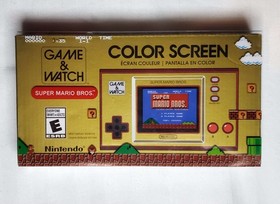 Game & Watch Super Mario Bros Color Screen Collectors Item, original open box