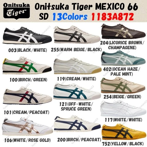 Onitsuka Tiger MEXICO 66 SD Unisex Shoes 13colors 1183A872 Unisex Size