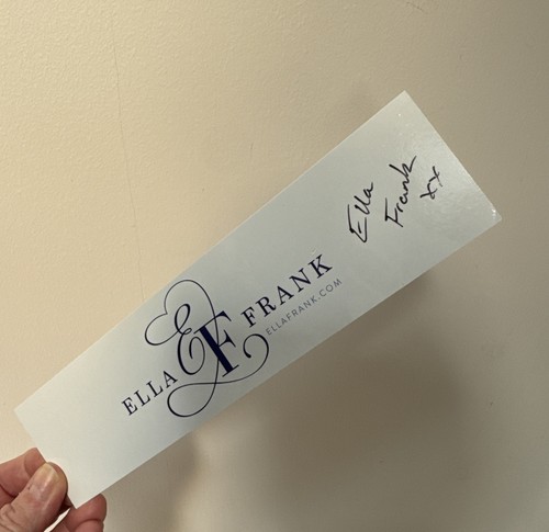 Ella Frank signiert OOP Erstausgabe Try Paperback & signiertes Lesezeichen & Exlibris - Bild 19 von 19