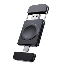 Charger for Apple Watch, Magnetic Portable iwatch Charger, USB C USB A Fast ...