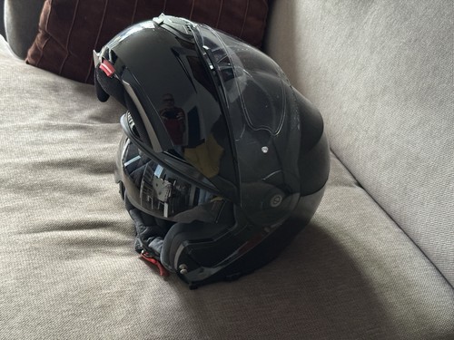 SCHUBERT C3 PRO, MODULAR FLIP-UP, EXTRA VISOR, PINLOCK, BLACK, M 56/57, USED - Picture 6 of 22