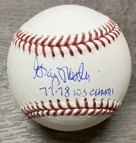 Graig Nettles "77-78 WS Champs" New York Yankees Autographed MLB Baseball JSA