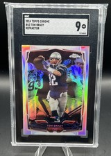 2014 Topps Chrome Tom Brady #62 Refractor SGC 9!