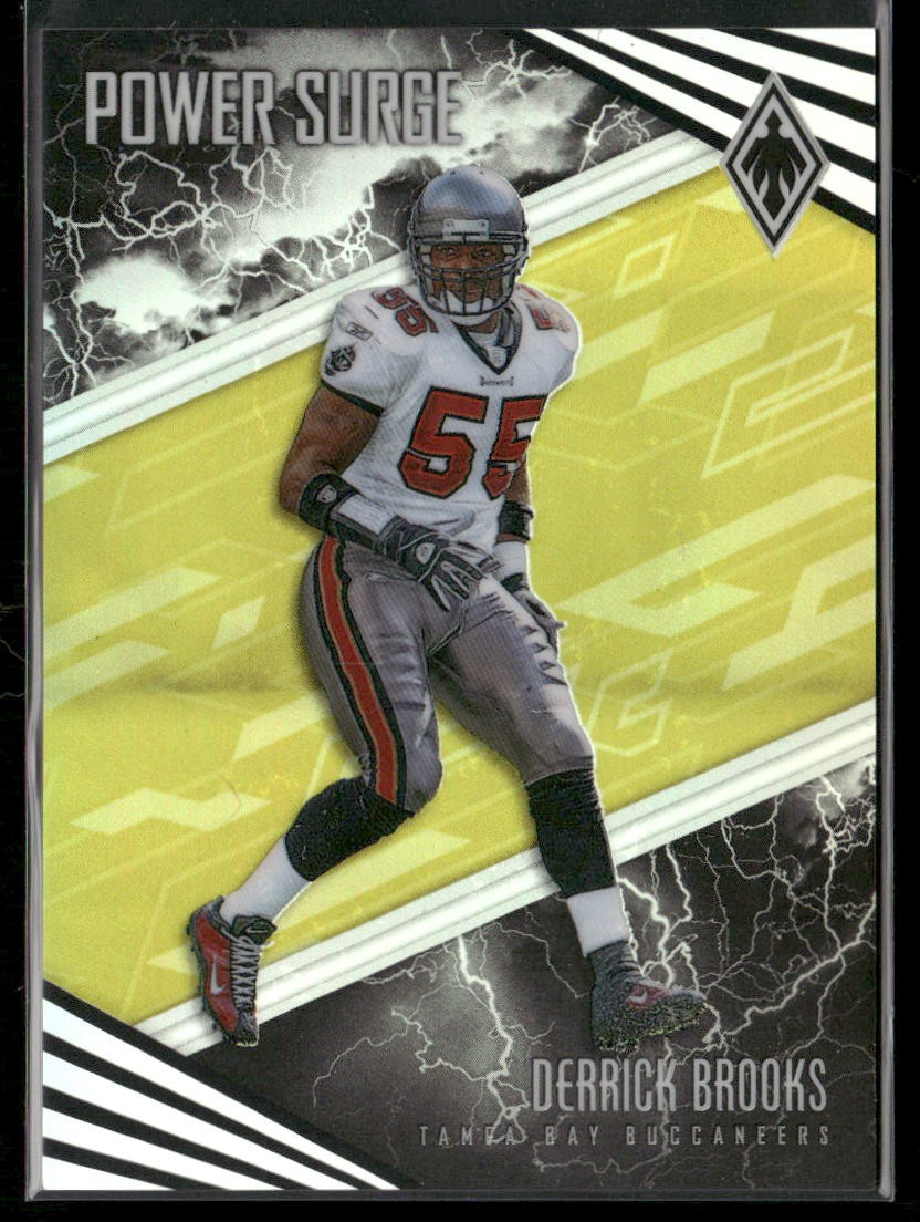 2017 Panini Phoenix #PS-29 Derrick Brooks Power Surge Yellow #/25